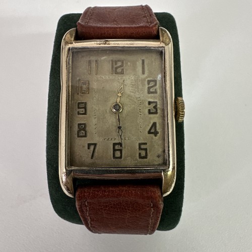 Herrenuhr rechteckig tank - herrenuhr,