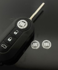 1x Fiat 14mm Aufkleber ALU