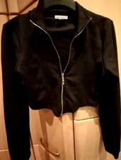 Amisu Dünne  Sweatjacke  kurz