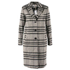 GIANNI FERAUD Damen Kurzmantel 17-789 Crombie Mono Check Kariert / 36 / Mantel