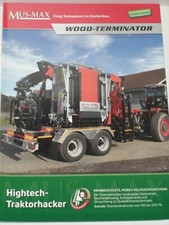 MUS-MAX WOOD-TERMINATOR Hightech-Traktorhacker, Holzhäcksler Prospekt ( 576 )