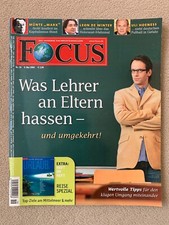 FOCUS Zeitschrift 19/2005: Was Lehrer an Eltern hassen-und umgekehrt+Urlaubspezi