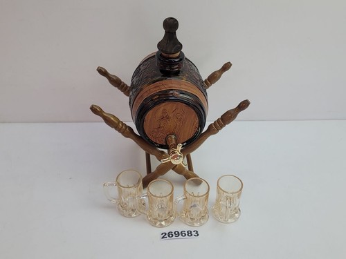 Wein fass schnaps gläser - 4x, schnaps-gläser