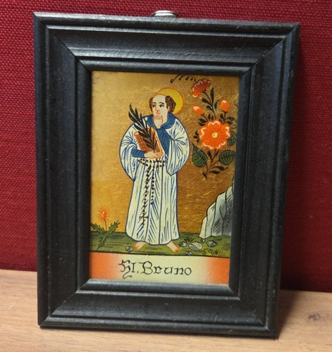 Hinterglasbild bruno - hl.,