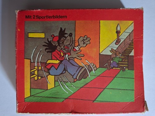 Puzzle hase und wolf - wolf,