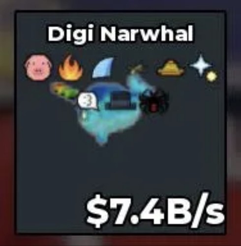Steal brainrot digi narwhal - steal, a