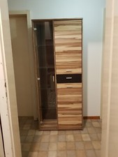 Vitrine "Alpine Lodge" Schrank Wohnzimmerschrank Wohnwand B/H/T: 74x178x33 cm