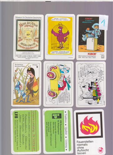 Ddr taschenkalender - 9x, (1)