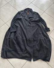 Ewa i walla Mantel Ballonmantel schwarz Gr. XL mit Knöpfen und Spitze für 44-46