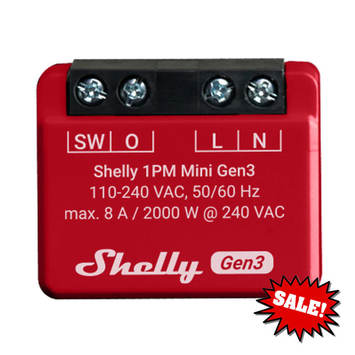 Shelly 1pm mini - mini, einzeln