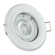 LED Halogen Einbaurahmen weiss
