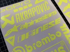 Aufkleberset Race Sponsoren