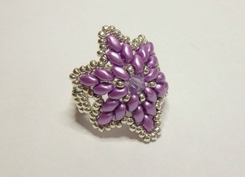 Damen ring mit swarovski - mit,