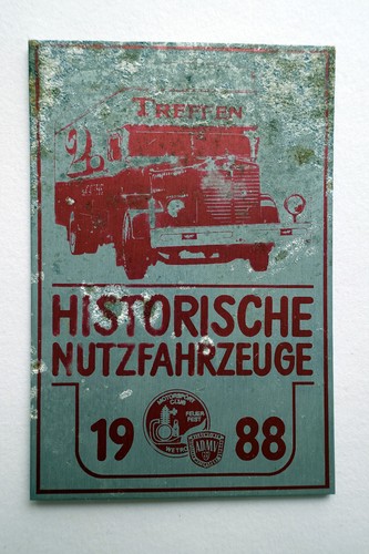 Original admv metall - admv, plakette