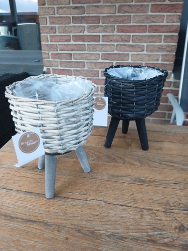 Blumentopf pflanztopf rattan - blumentopf,