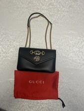 Gucci Handtasche Schwarz Leder