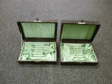 2 kleine Besteckkästen