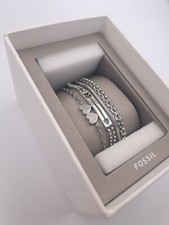 Fossil Geschenkset Armband Edelstahl silberfarben Jgftset1040