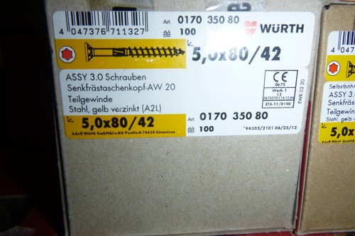 Würth assy schrauben mal - assy, 5,0