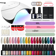 Komplettes Semi-Permanentes Nagelset, 10/20 Stück, Gel-Nagellack Mit 36 W Uv-Led