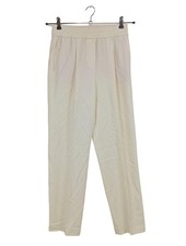 WINDSOR Stoffhose Damen Hose Gr. DE 32 wollweiß Casual-Look