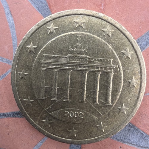 Deutschland eurocent münze - deutschland, 50-eurocent-münze