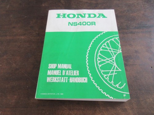 Honda ns400r shop repair - ns400r,