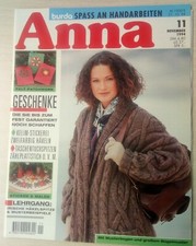 Burda / Anna Heft 11 /1994 Häkelspitze, Hardanger, Weißstickerei