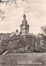 Historische AK Burg Falkenstein mit Eicke-von-Repkow-Stein - Harz - s/w