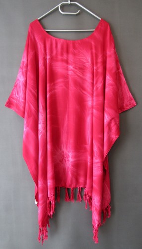 Kaftan tunika lang pink töne - kaftan,