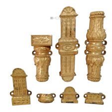 Basküke Fenstergetriebe Kloben Bronze feuervergoldet halbrund 18mm