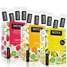 (199,67€/1kg) 12 Instick Getränkepulver Sticks 50 Geschmäcker Zuckerfrei Vegan