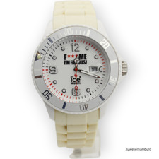 ICE WATCH FM.SI.WE.B.S.11 Armbanduhren F*** Me I'm Famous Weiß