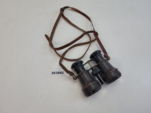 Fernglas metall leder - leder, glas