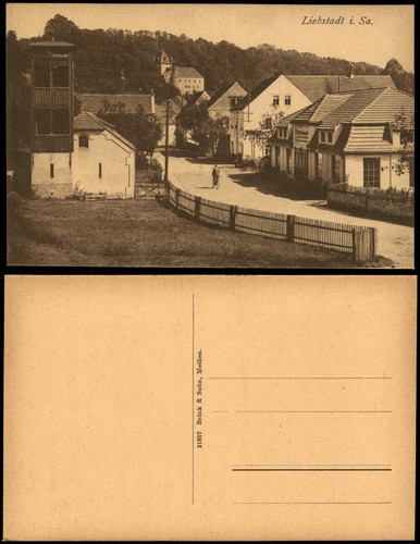 Ansichtskarte liebstadt - ansichtskarte,