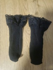 Nylon Socken Netz Schwarz Einheitsgrösse Neu