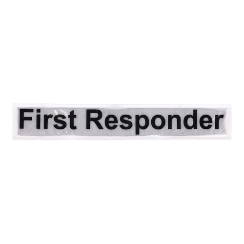 Rückenschild first responder - rückenschild,