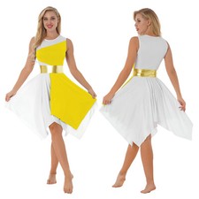 DE Damen Ärmellos Bodenlang