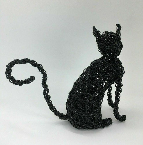 Dekoration aus draht katze - katze,