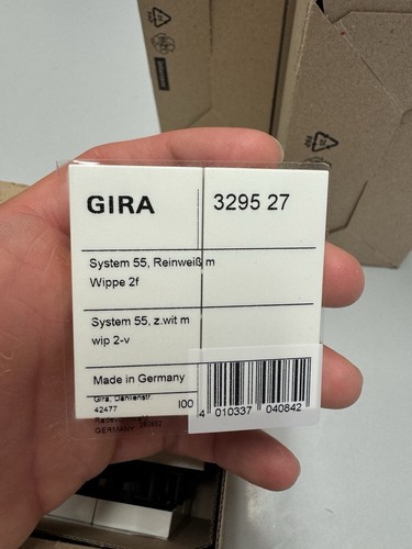 Gira 3295 wippe 2 - 27, –