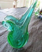 Uranglas-Vase, Murano : ca. 19