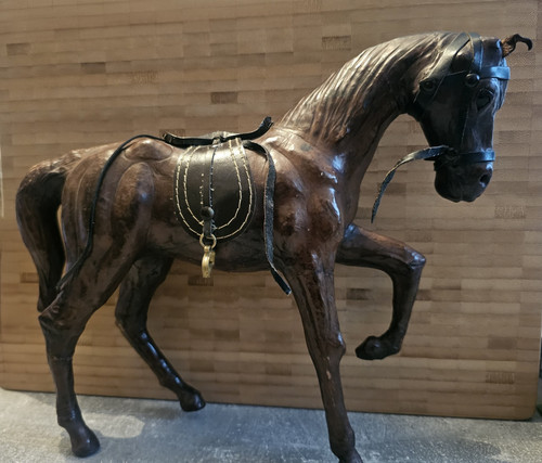 Vintage ledertier leder - ledertier,