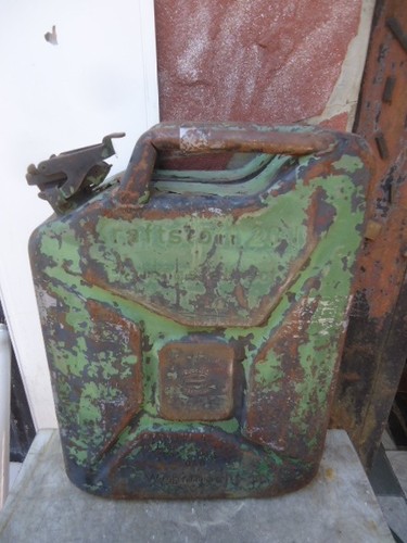 Wwii wehrmacht metallkanister - wwii,