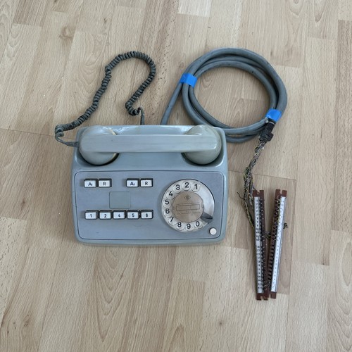 Vintage rotary telephon - vintage,