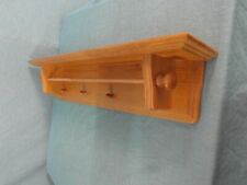 Paradetuchhalter Regal Küchenregal Tuchhalter Eiche Antik Stil Tücher Rar   3c3