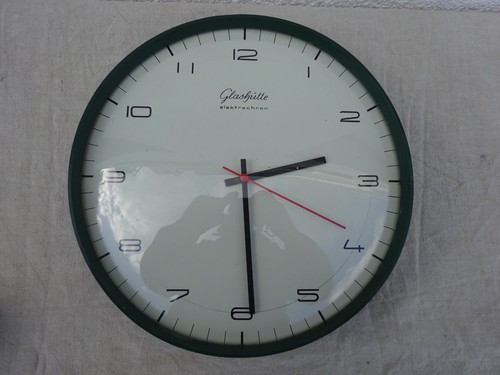Uhr wanduhr glashütte grün - glashütte,