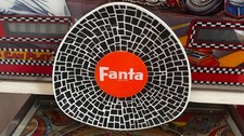 Altes Fanta Reklameschild Werbeschild Coca Cola Schild 60er Jahre Mosaikteller
