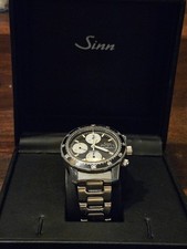 Sinn 103 ST SA Chronograph Automatik Edelstahl, OVP, Guter Zustand