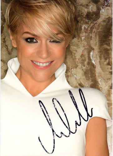 Michelle autogramm karte - autogramm,