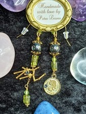 Ohrringe HÄMATIT PERIDOT